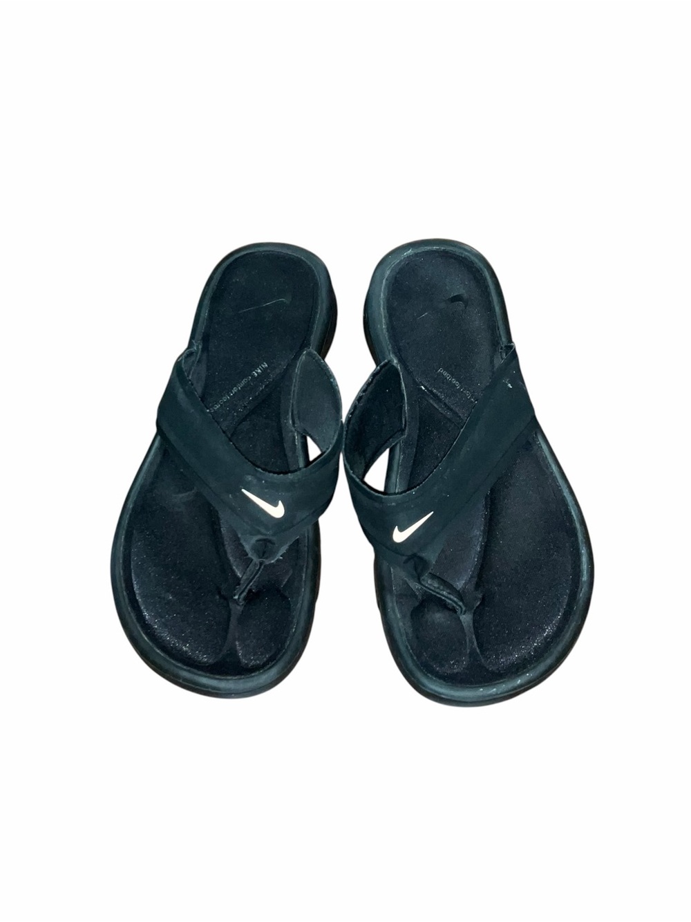 Nike Comfort Footbed Black Flip Flops Thong Sandals Women’s Size 7